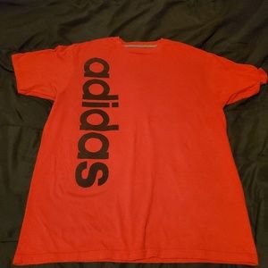 Red Adidas shirt